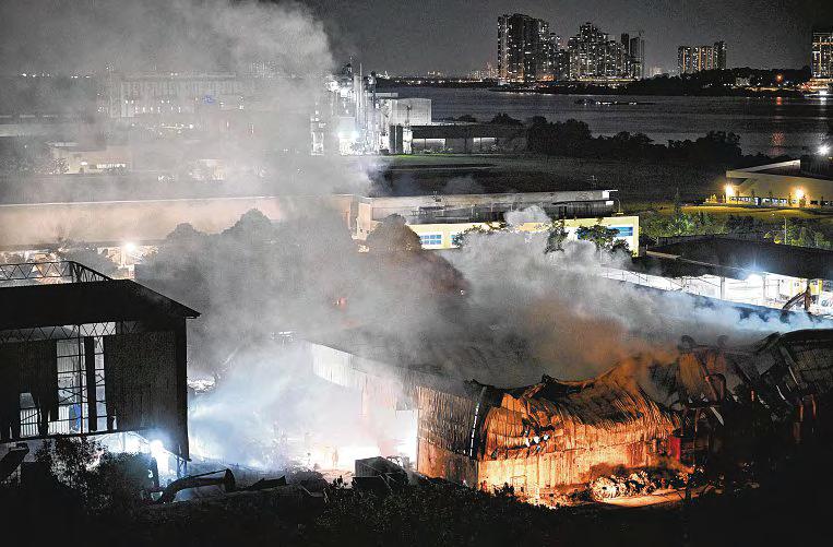 Sharp drop in number of fires at waste disposal facilities