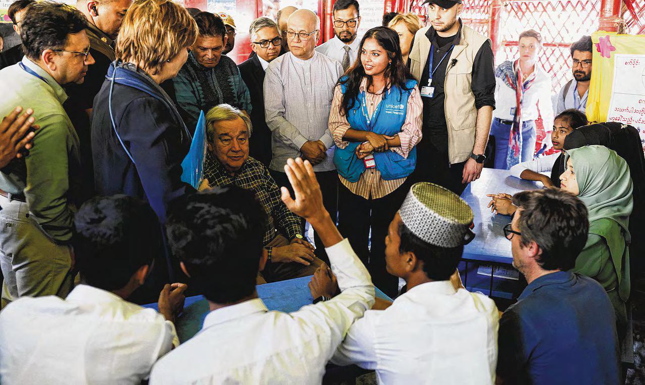 UN chief vows to prevent cuts to food rations for Rohingya