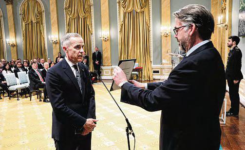 Carney Sworn In As Canada's Prime Minister, Says He Can Work With Trump