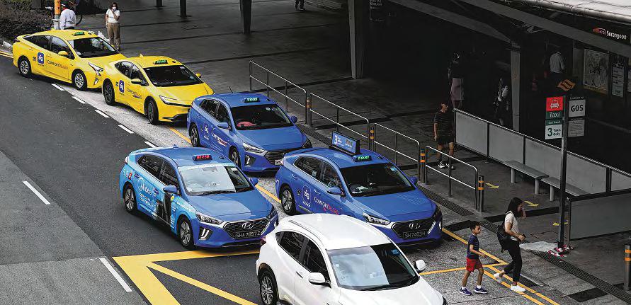Transport  Make it easier to get a ride at taxi stands