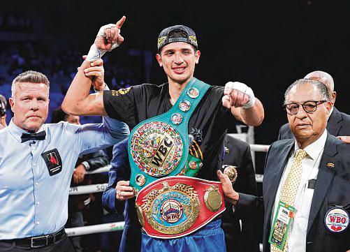 'The sky is the limit' as Fundora retains titles