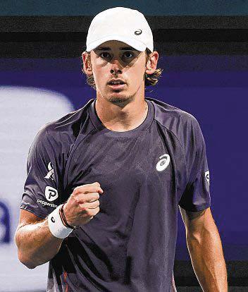 De Minaur keeps his cool to oust Fonseca