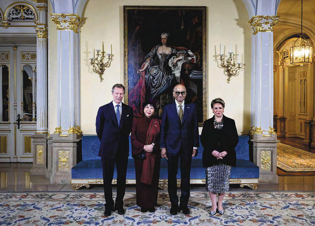 Luxembourg Honours President Tharman with 21-Gun Salute