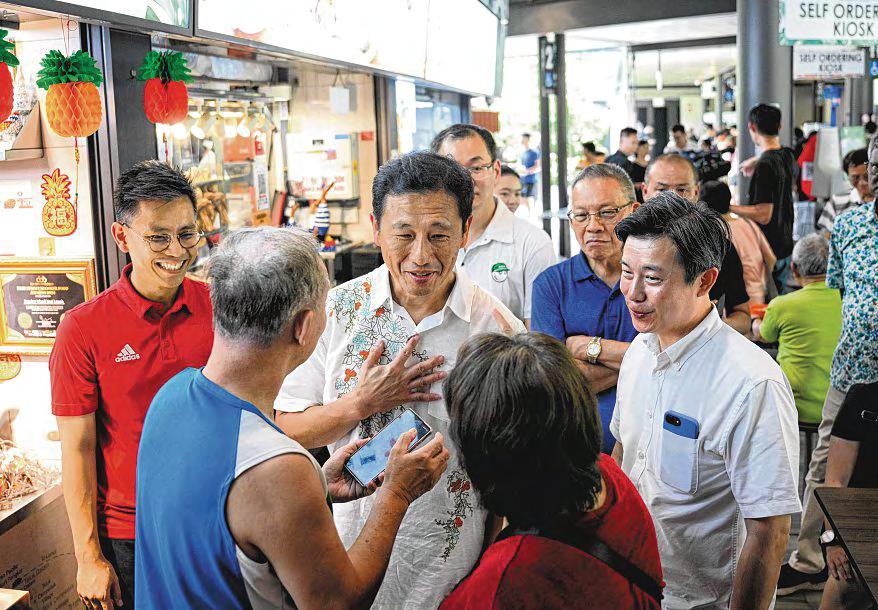 Ong Ye Kung introduces 'dynamic duo' as new PAP faces in Sembawang GRC
