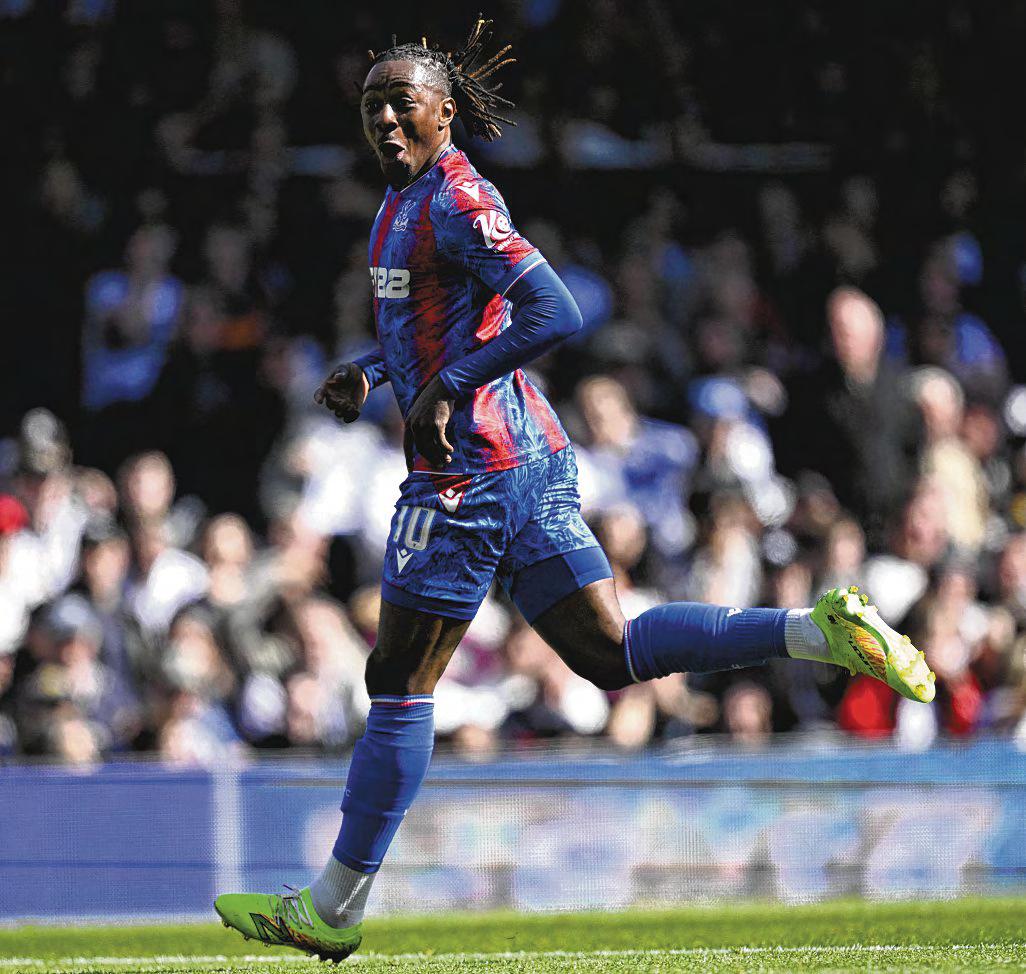Eze does it for Palace in q-final win over Fulham