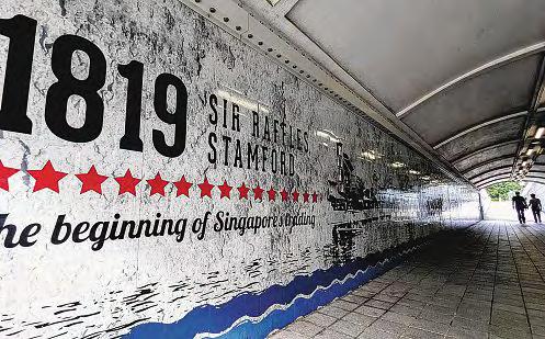 Maritime history • Mural not meant to give definitive timeline