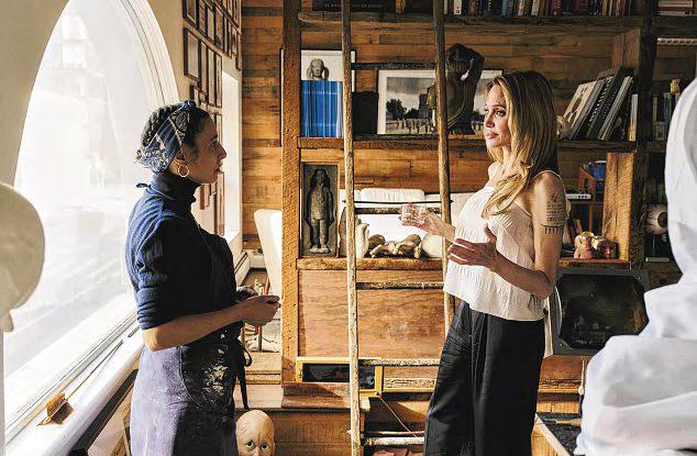 With Atelier Jolie, Angelina Jolie wants to pick up where Warhol and Basquiat left off