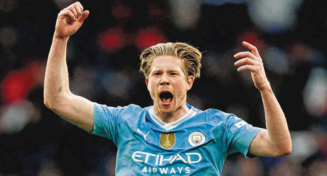 Departing De Bruyne Feted As 'Greatest'