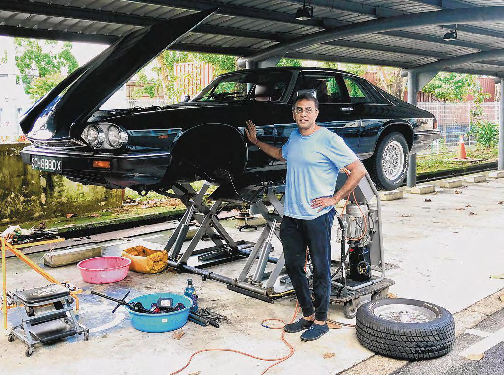 Dental surgeon loves tinkering with his Jaguars
