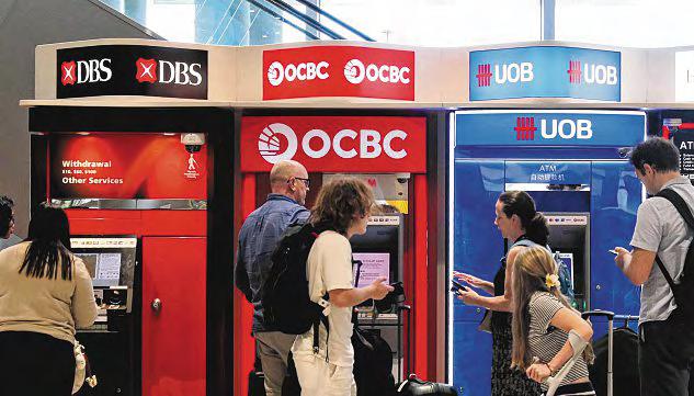 DBS, UOB and OCBC shares extend fall amid Fed, tariffs uncertainty