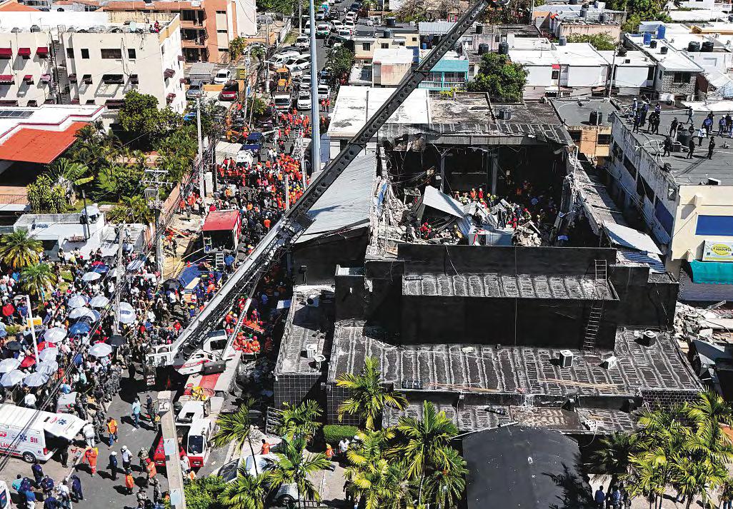 Over 120 killed in nightclub roof collapse in Dominican Republic
