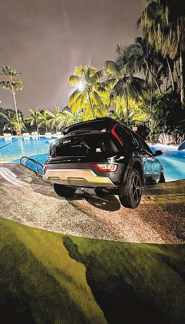 6 Weeks' Jail, Driving Ban for Man Who Drove Car into Country Club Pool