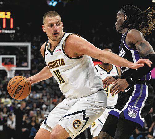 Jokic rises as first centre to average NBA triple-double