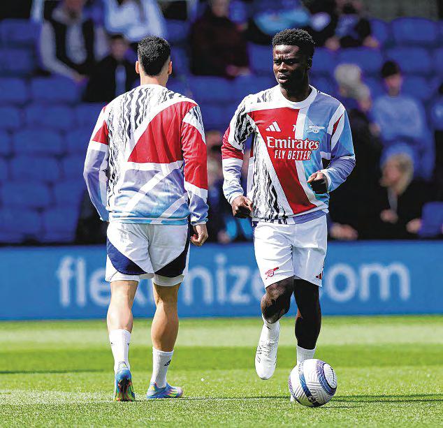 Gunners Focus on Palace