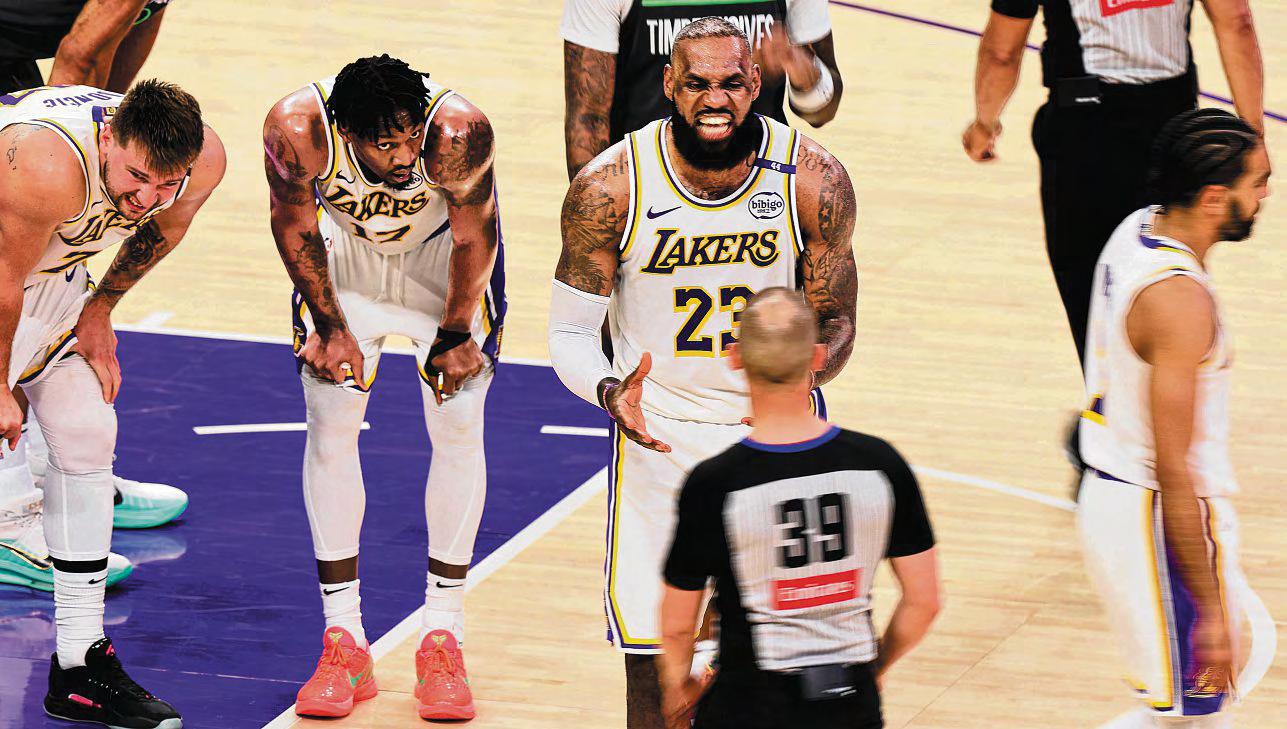 Let's Get Physical, James Urges Lakers