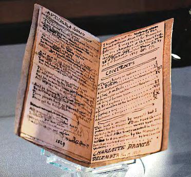 Anthology of Charlotte Brontë's teen poetry to go on display at museum