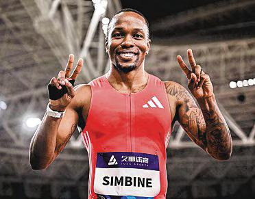 Simbine's indoor work lifts him to fastest 100m