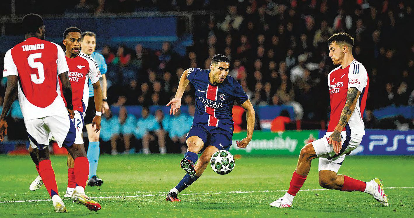Boss hails Arsenal as best team, says crying after defeat by PSG shows players' hunger