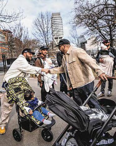 Creating a community of dads while strolling with their kids