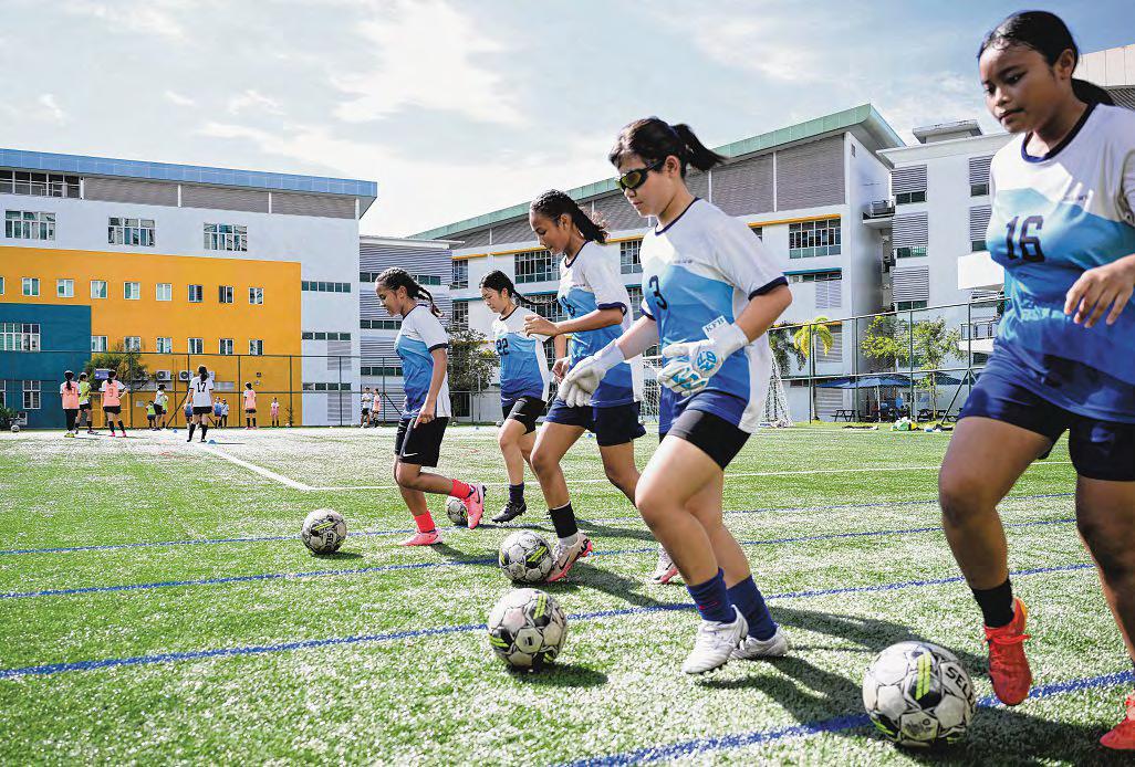 Few female players? Schools team up for a shot at football