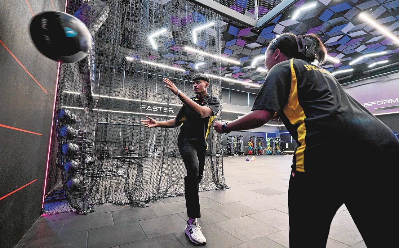 Classrooms transformed into gym, aircraft engine facility to aid learning