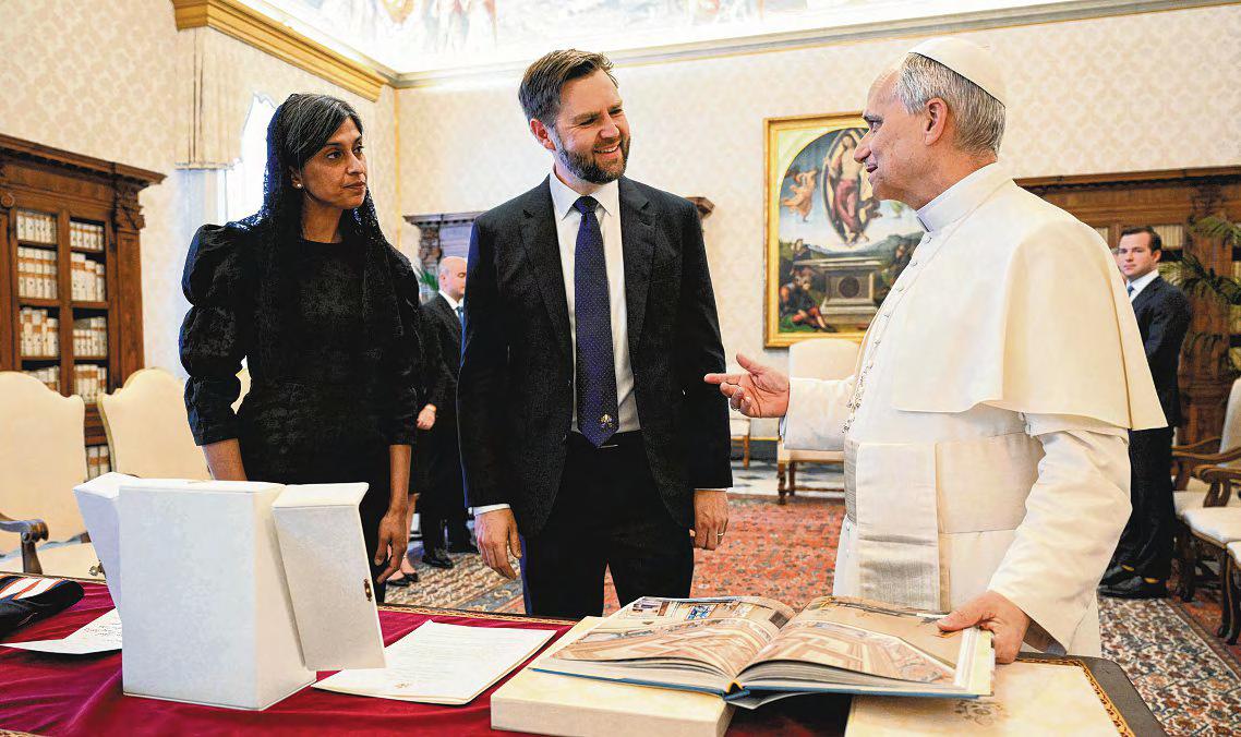 Pope Leo receives Vance, Rubio at Vatican