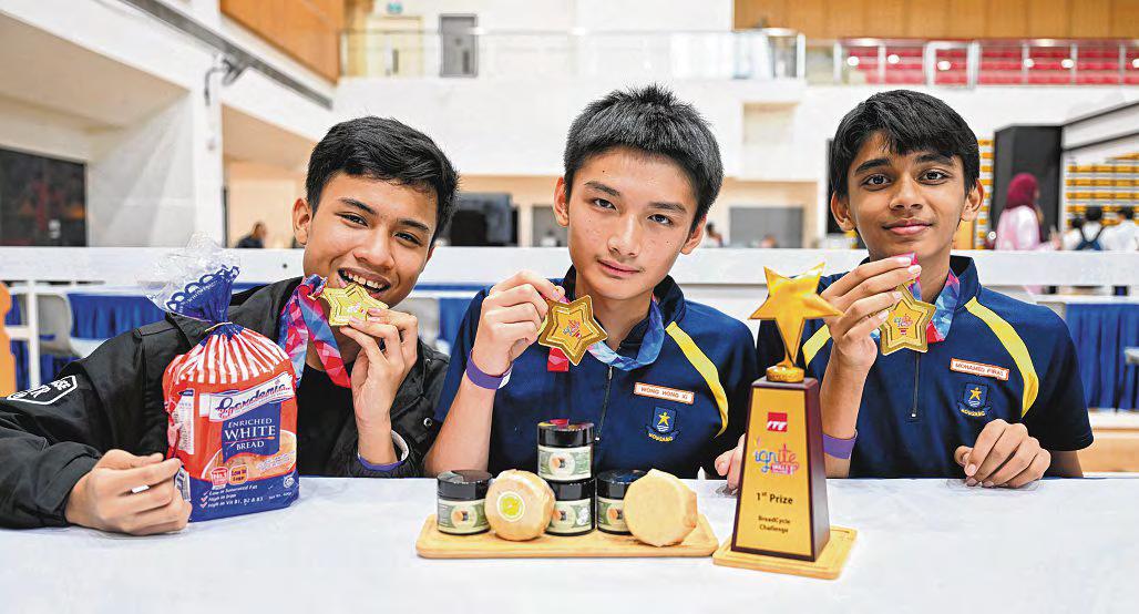 Fresh idea: Students turn day-old bread into skincare line