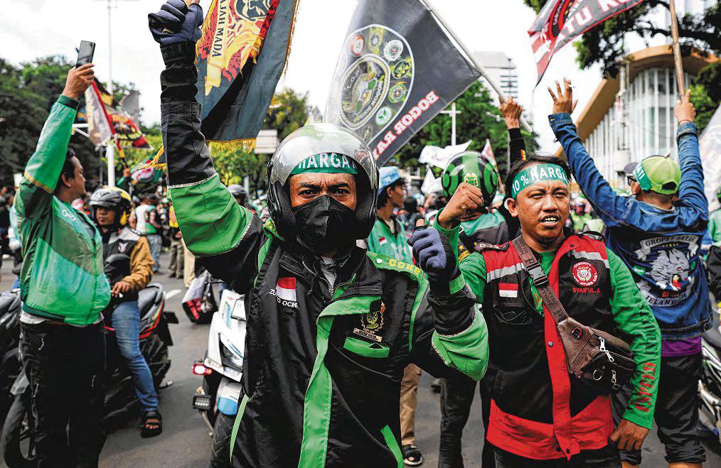 Grab, GoTo Targeted in Driver Protests Across Indonesian Cities