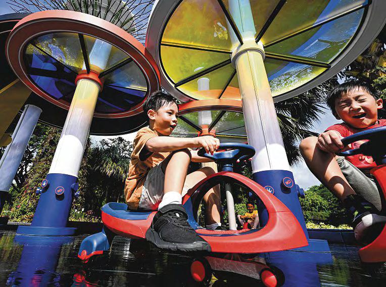 Bask in Lilo & Stitch-themed play spaces and zip down 28m-long slide