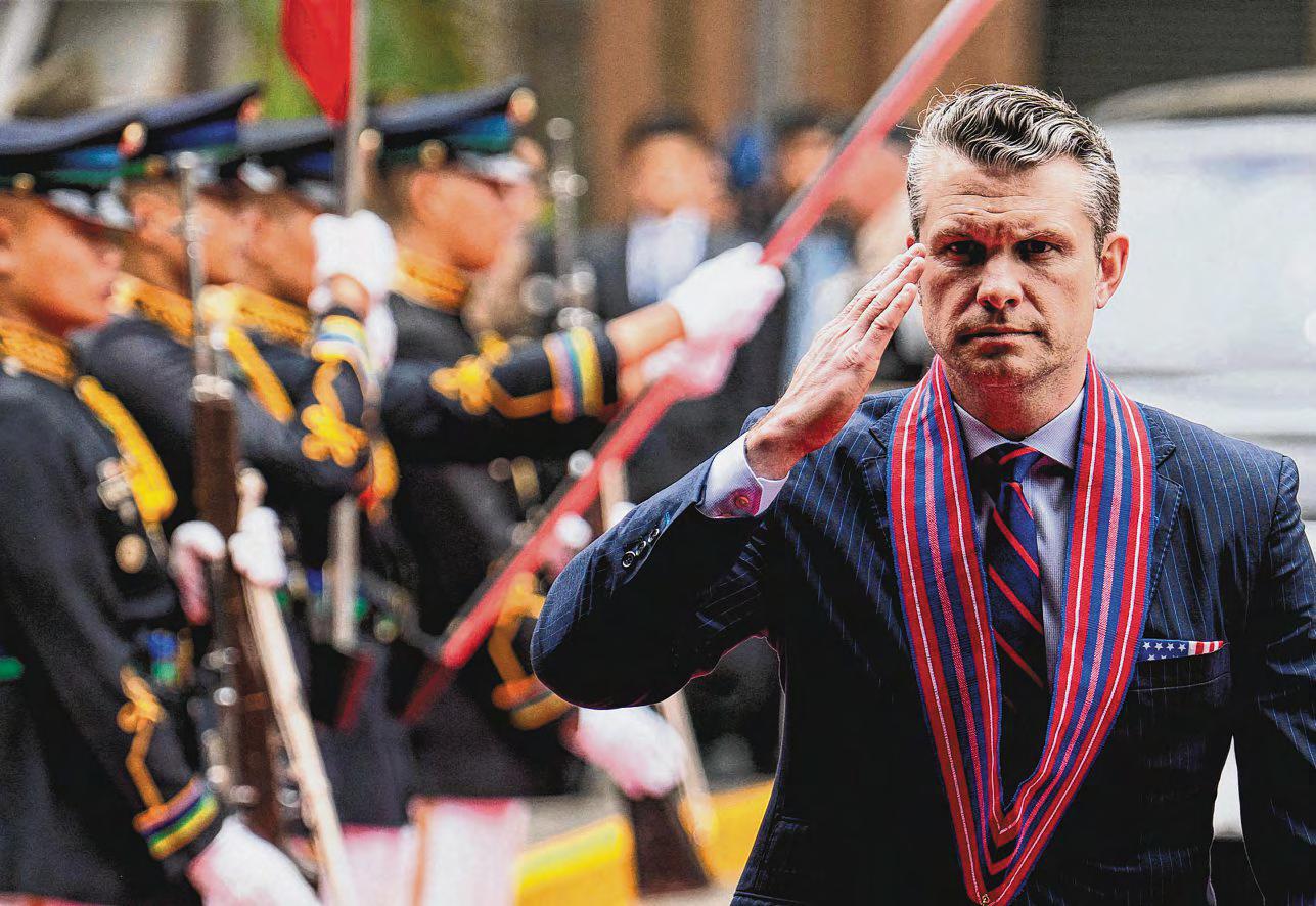 Hegseth faces 'vibe check' from Asian peers in Shangri-La Dialogue debut