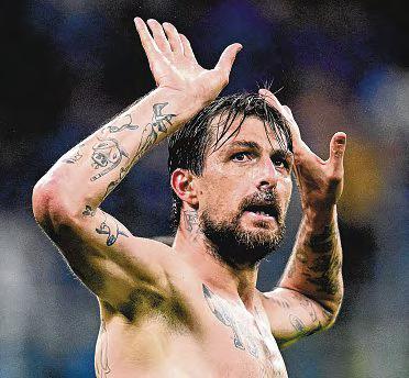 Acerbi, 37, is Inter's unlikely talisman