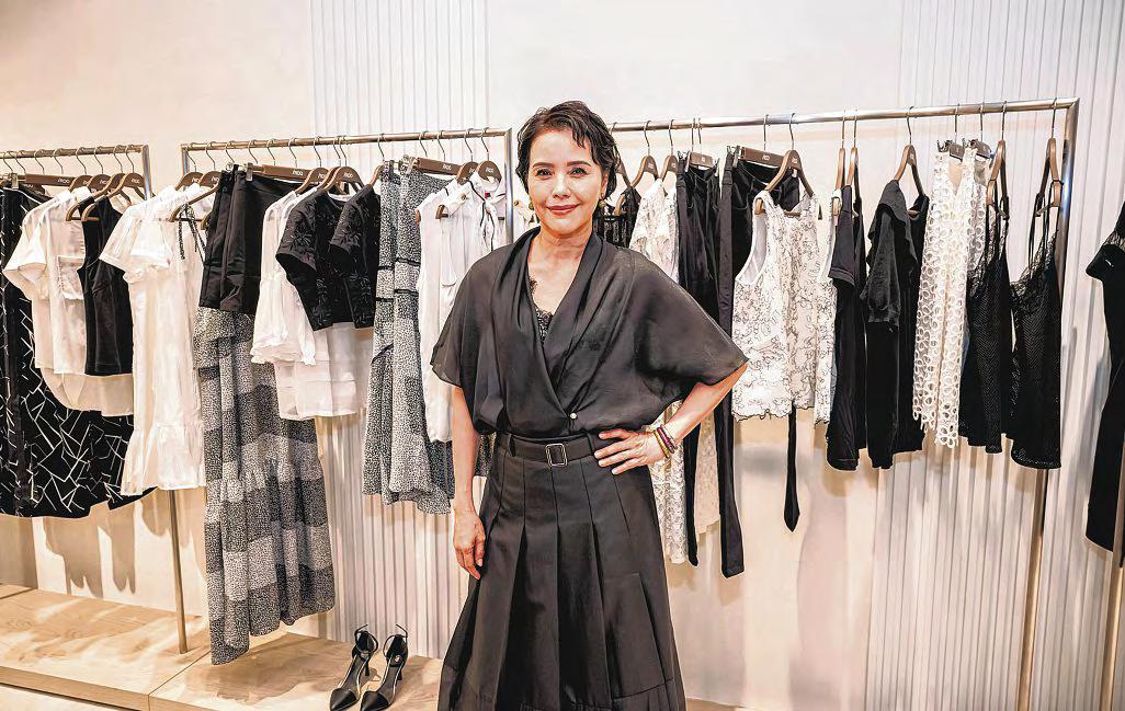 Singapore actress graces opening of Taiwanese womenswear label iRoo's first outlet store