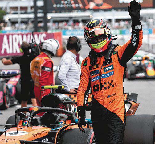 'Mega' car key in McLaren duo securing 1-2 start