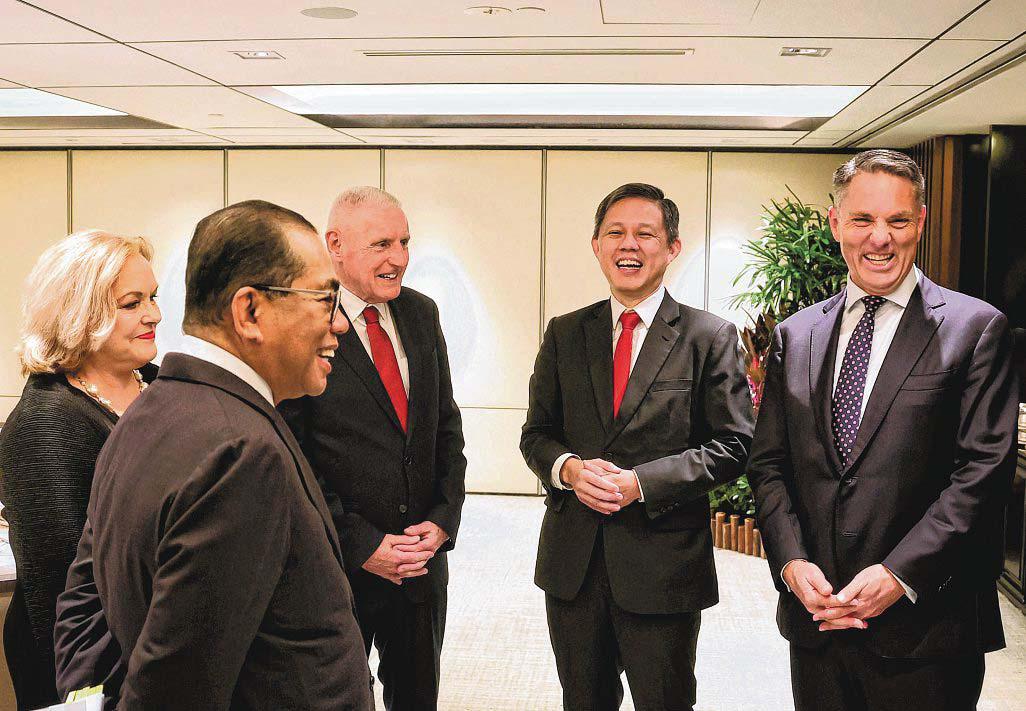 Chan Chun Sing meets FPDA counterparts and other defence ministers
