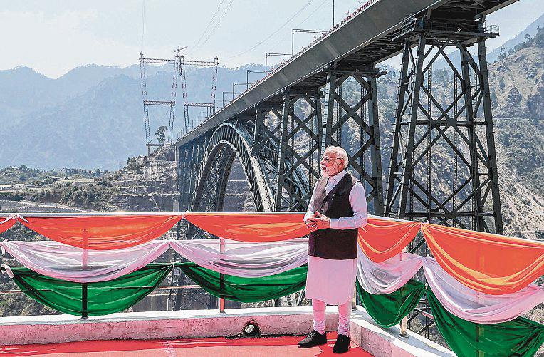 PM Modi opens strategic railway in 'India's crown jewel' Kashmir