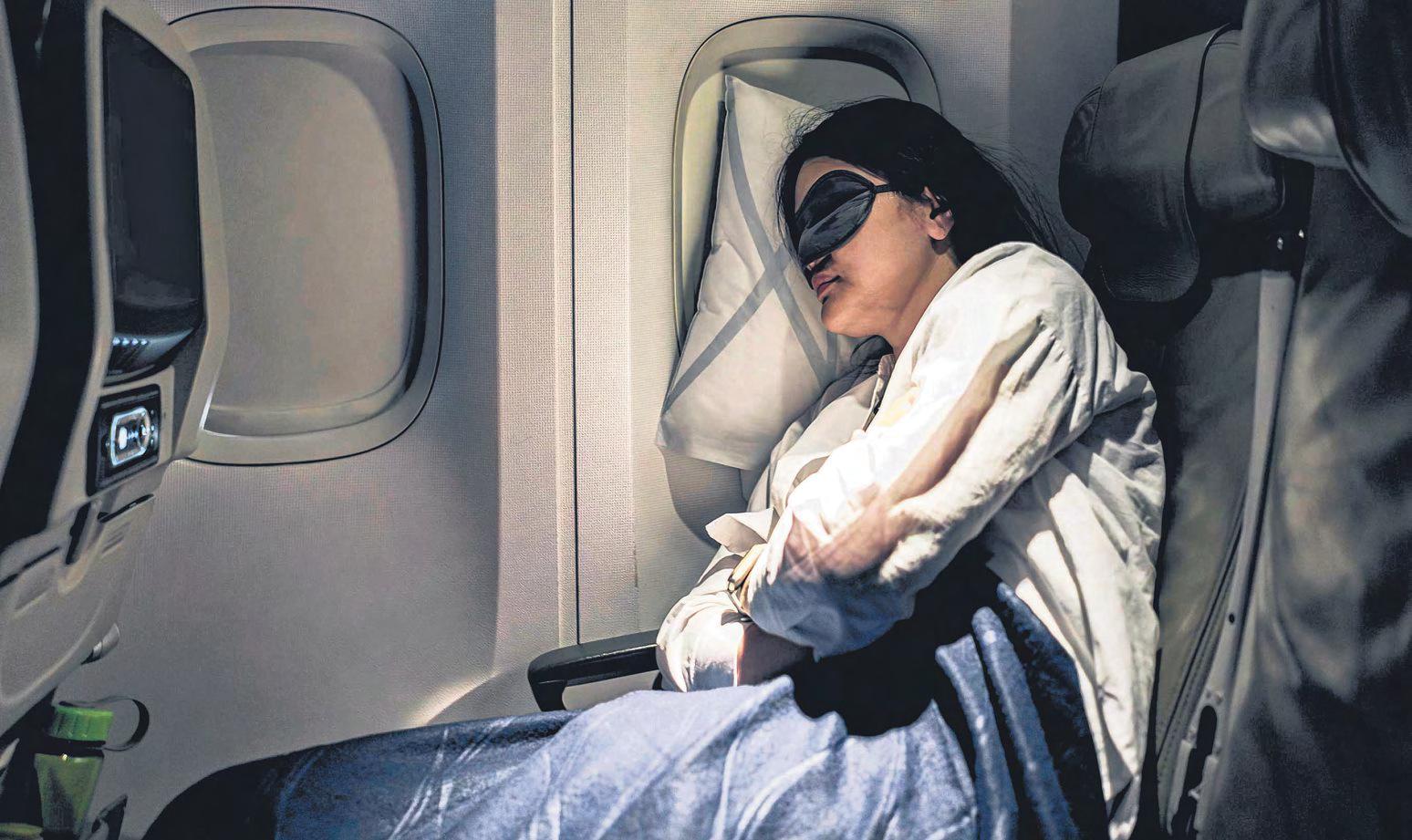 How to get a more restful flight