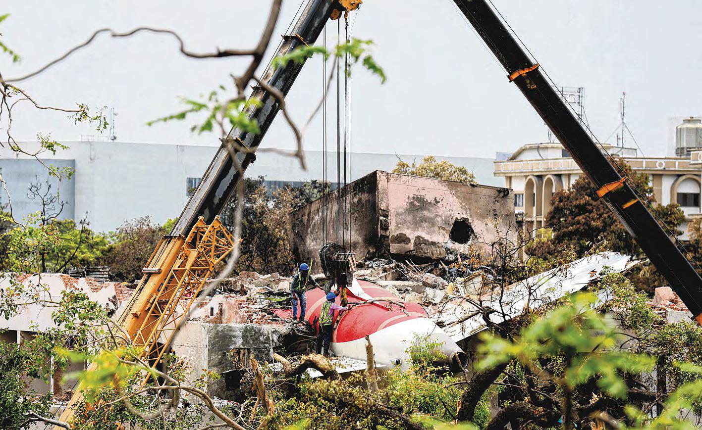 Rescuers Encounter Haunting Visuals at Air India Crash Site