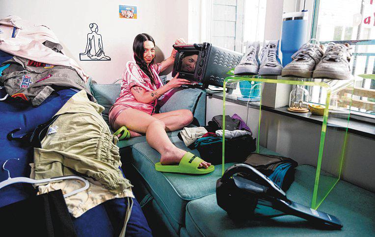 Rich pickings for scavengers when college kids graduate and move on