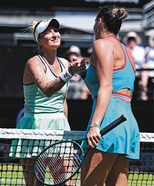 Vondrousova's Risk Play Pays Off On Grass
