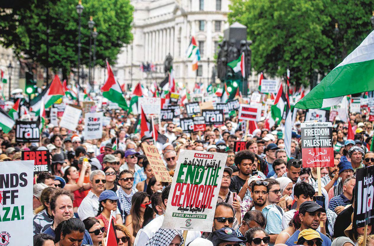 Tens of thousands join pro-Palestinian marches in Europe