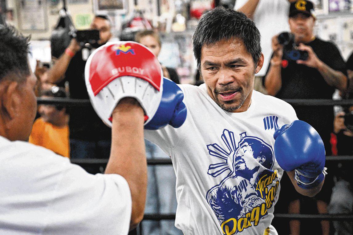 Pacquiao, 46, still 'hungry' after four-year break