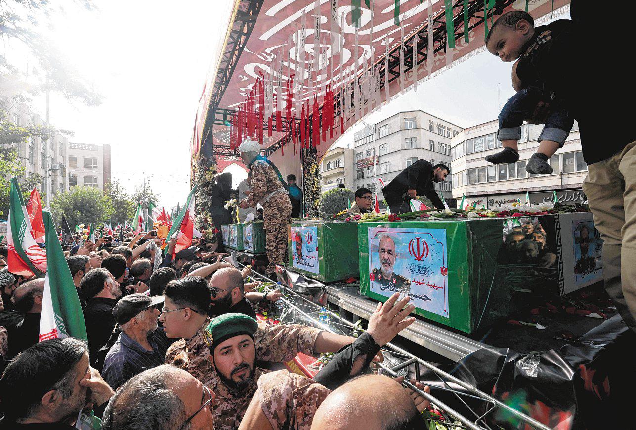 Iran Holds State Funeral for Top Brass Slain in War With Israel