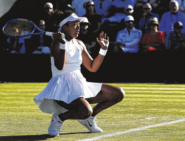 Osaka overcomes fear, tries to spread grass-court wings