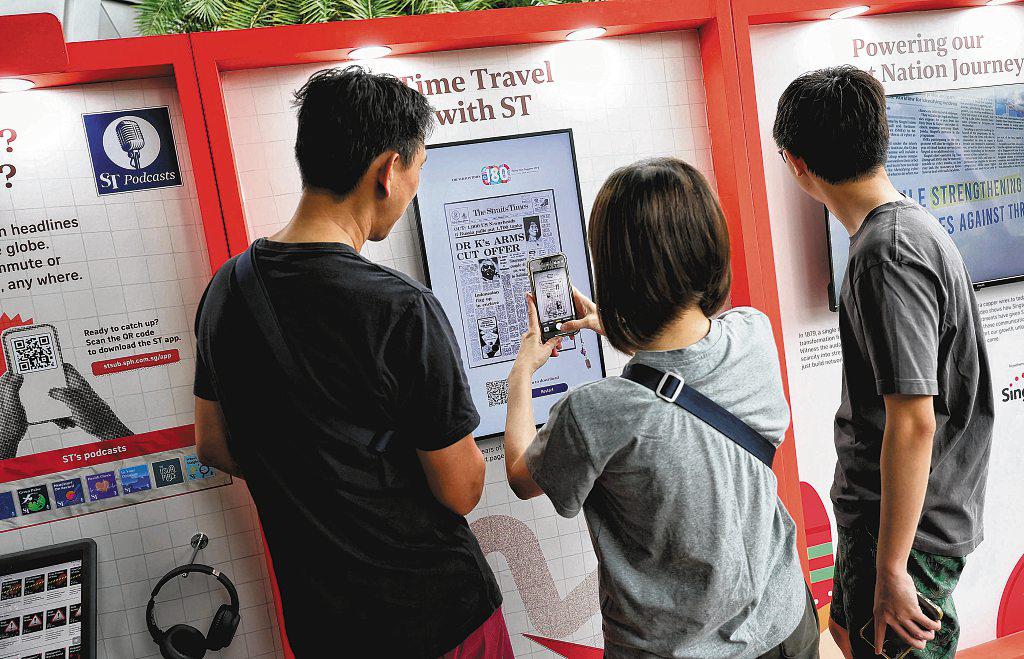 Exhibition marking The Straits Times' 180th anniversary opens at Jewel Changi Airport