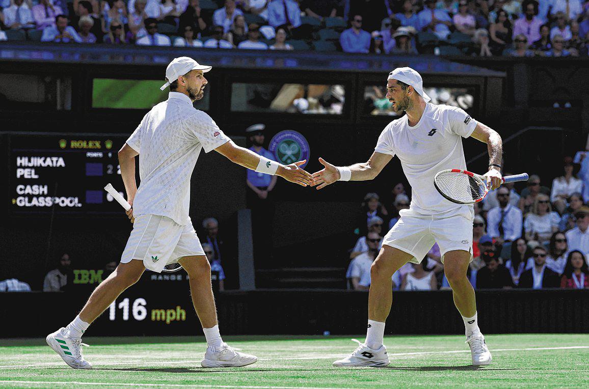 Brits Glasspool, Cash right on the money for men's doubles title
