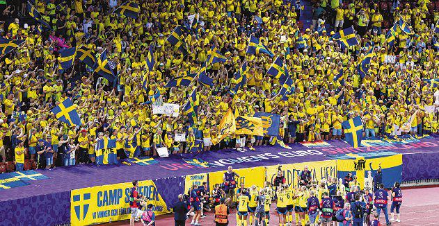Sweden's Sell-Out Support Powers Quarter-Final Dreams