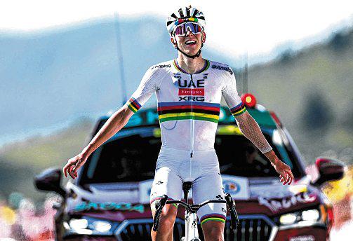 Earlier crash doesn't affect yellow-clad Pogacar