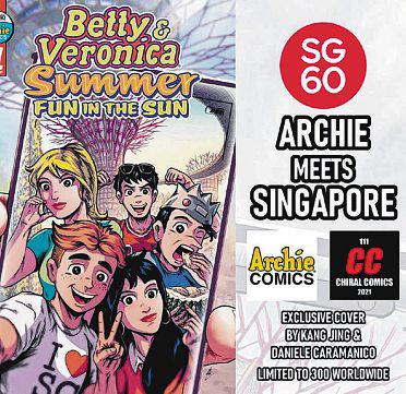Local comics outfit partners Archie Comics for SG60 book cover