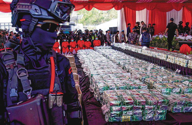Indonesia seizes record $590m of meth so far in 2025