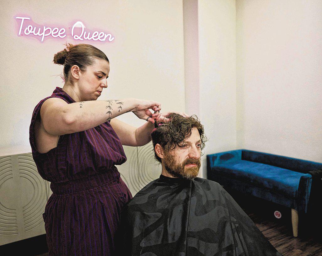 TikTok's Toupee Queen battles stigma around men's hair loss